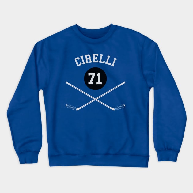 Anthony Cirelli Tampa Bay Sticks Crewneck Sweatshirt by TodosRigatSot